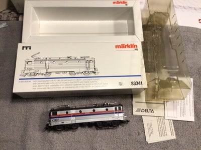 Modeltog, Märklin 995X Amtrak delta digital , skala Ho, Märklin 83341 USA. Amerikansk ellokomotiv ,A