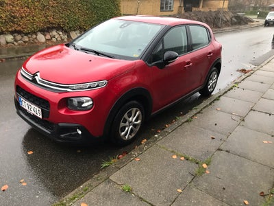 Citroën C3, 1,2 PureTech 82 Cool, Benzin, 2020, km 42000, rød, nysynet, klimaanlæg, ABS, airbag, 5-d