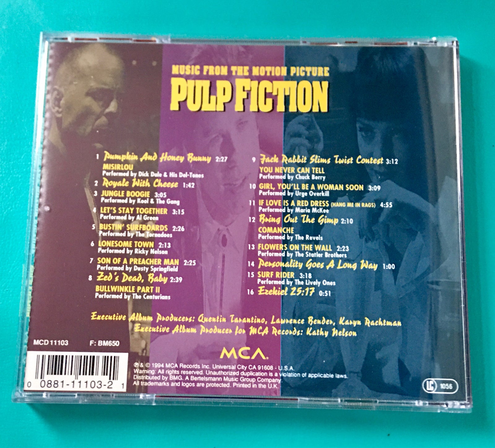 Soundtrack: Pulp Fiction: Quentin Tarantino, pop