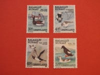 Grønland, postfrisk, AFA 191 - 194.