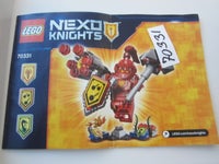 Lego Nexo Knights, 70331 m. vejledning.