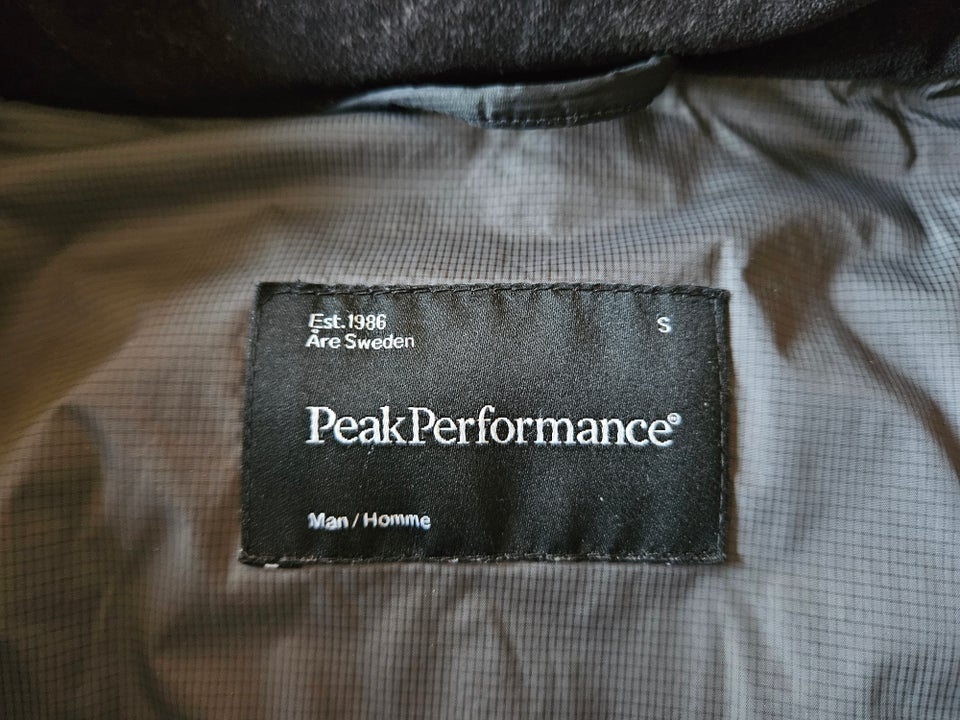 Vinterjakke, str. S, Peak Performance