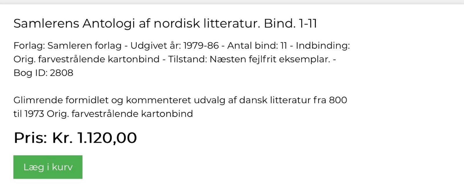 Samlerens Antologi, Sigurd Kværndrup m.fl