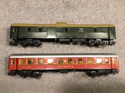 Modeltog, Märklin Orient Expressen og andet, skala Ho, Märklin samlet pris 375. Kr. metal passager o