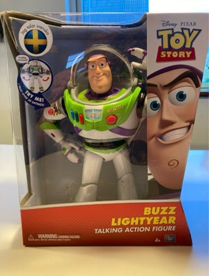 Buzz lightyear, Disney Pixar
Toy story
Buzz lightyear
Ny i uåbnet æske
Taler svensk
Sender gerne
Por