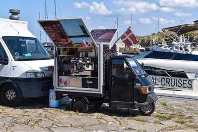 Piaggio Ape50, pickup , 2019, 19673 km, Sort, For Sale: 2019 Ape50 Pickup Coffee Tuk Tuk – Excellent