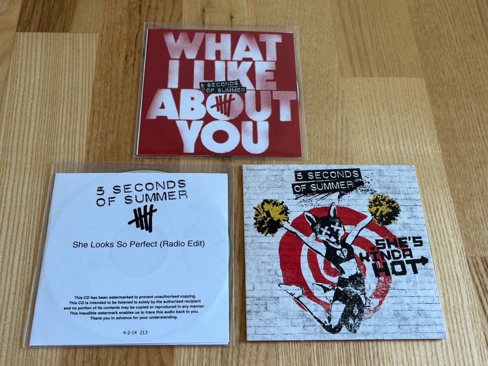 5SOS 5 Seconds of Summer promo single CD