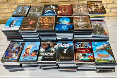 DVD, andet, 318 stk dvd. Mange forskellige. Danske film gyser og Disney. Nogle er helt nye og andre 