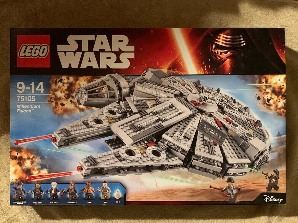 Almægtig parti blik Lego Star Wars, 75105 Millennium Falcon – dba.dk – Køb og Salg af Nyt og  Brugt