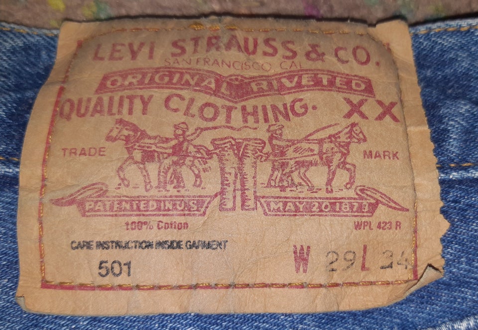 Jeans, Levis 501, str. 29