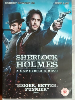 DVD, krimi, Sherlock Holmes - A Game Of Shadows
Sherlock Holmes 2 - Skyggespillet
Som ny

Den østrig