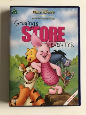 Grisling’s Store eventyr, instruktør Walt Disney, DVD, tegnefilm