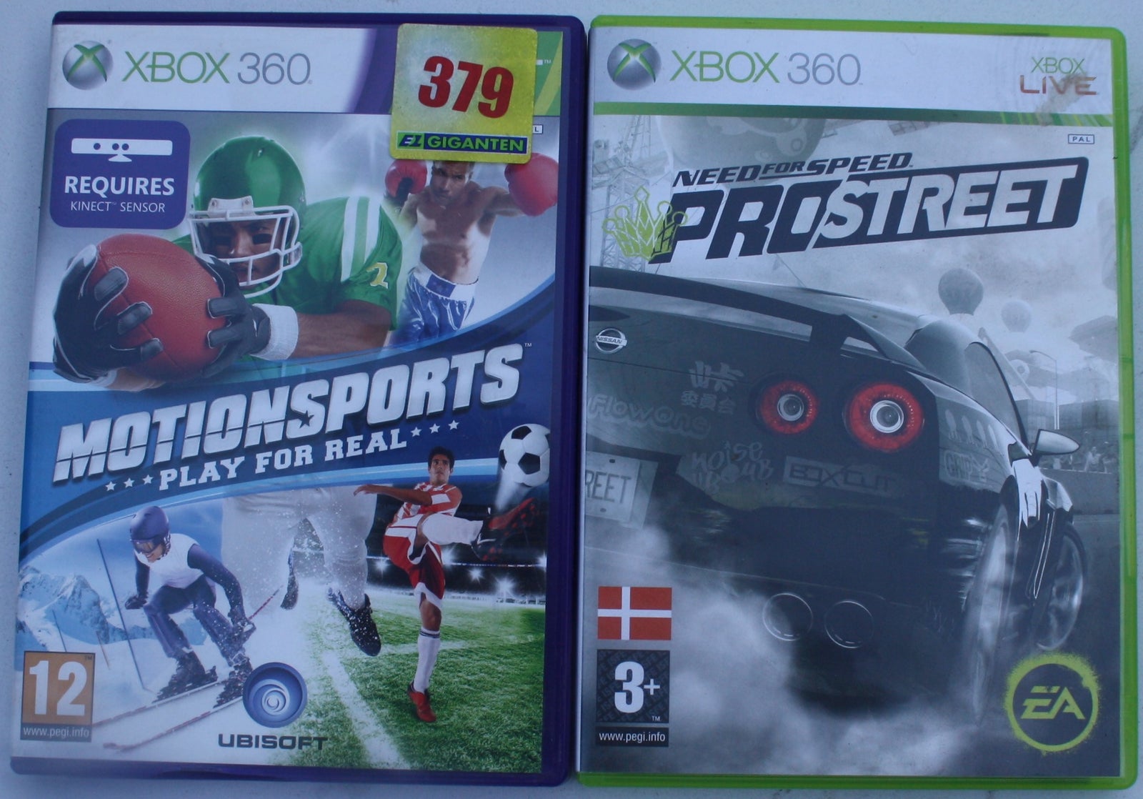 3 Spil til XBOX 360, Xbox 360