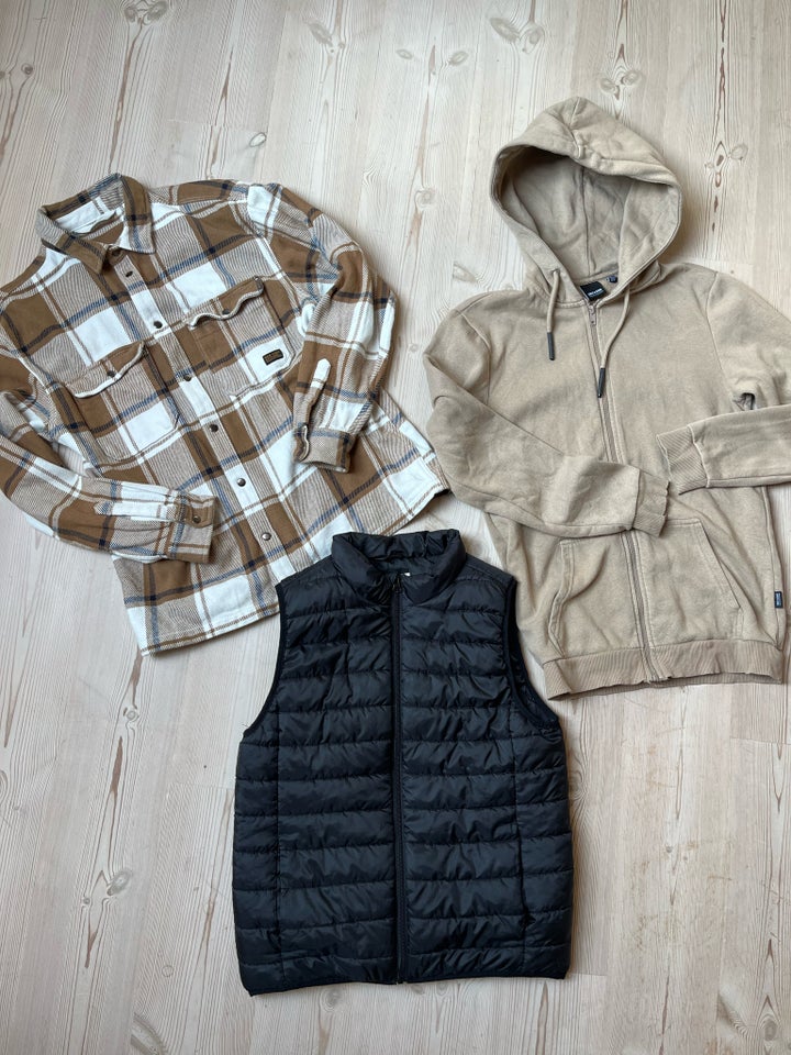 Blandet tøj, Vest, zip hoodie