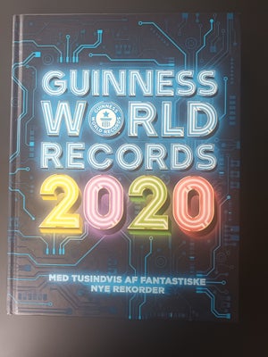 Guinness world records 2020, Guinness world records, Sjove og vilde rekorder. Kæmpe bog fra 2020