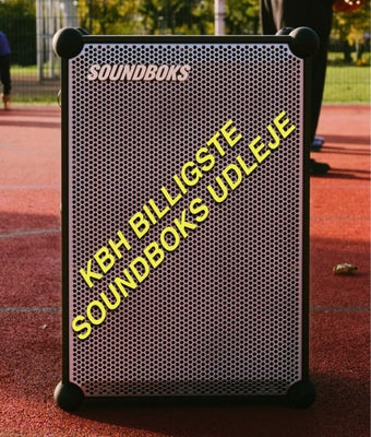 Soundboks Udlejning / Rent A Soundboks

For english see below
Soundboks GO & Soundboks 3 til udlejni