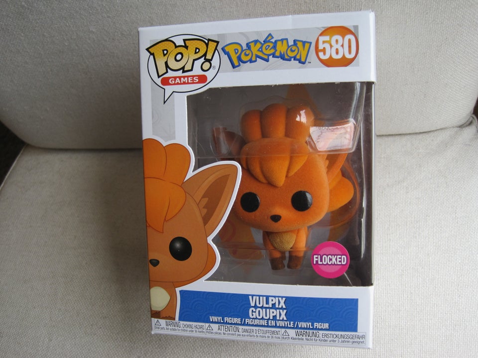 Funko Pop #580 Vulpix Flocked