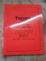 Triumph TR25W Triumph reservedels katalog