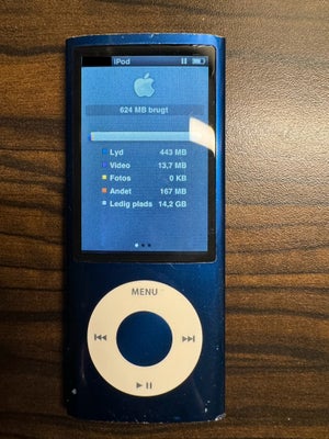 iPod, A1320, 16 GB, God, iPod nano 5. generation på 16gb sælges. 
Den virker upåklageligt trods brug