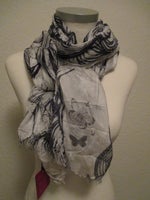 Tørklæde, Maya, str. 180x88cm
