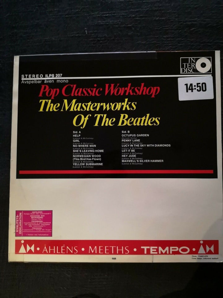 LP, Pop Classic Workshop, The Masterworks of The Beatles