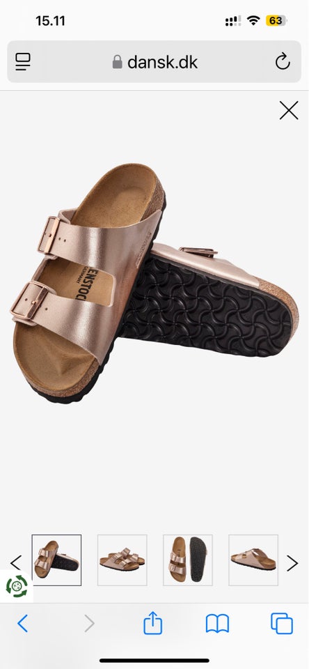 Sandaler, str. 41, Birkenstock Arizona smal