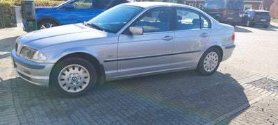 BMW 316i, 1,9, Benzin, 1999, km 206000, sølvmetal, ABS, 4-dørs, centrallås, startspærre, servostyrin