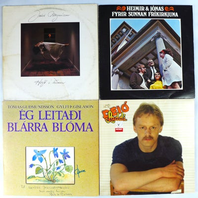 LP, Islandske LP'er, samling af 25, Andet, 

25 LP'er fra Island til salg. Sender kun allesammen - e