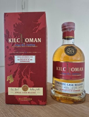 Vin og spiritus, Whisky, Kilchoman Private Cask Release for Danmark, som er cask strength og modnet 