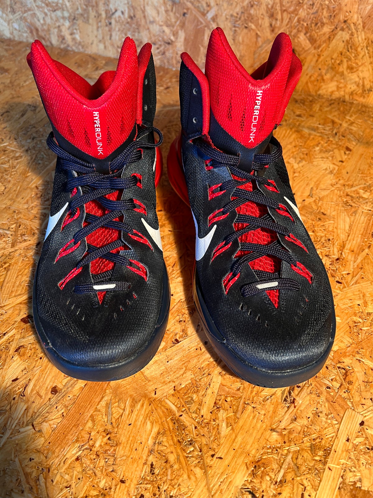 Støvler, Nike Hyperdunk 2014 ' Obsidian red' basket