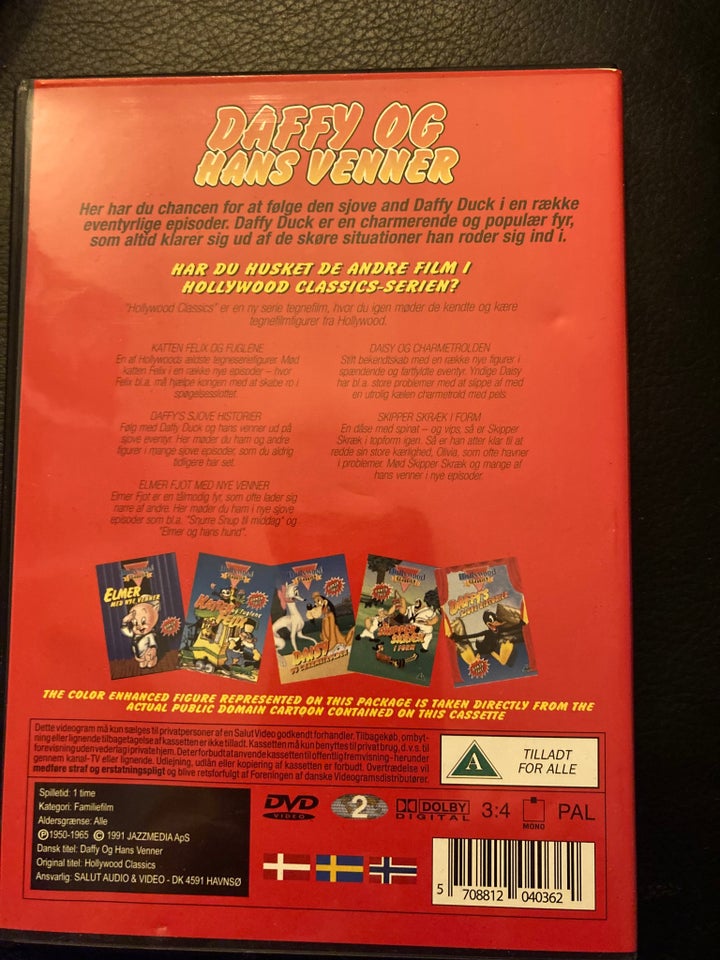 Daffy og hans venner, DVD, tegnefilm