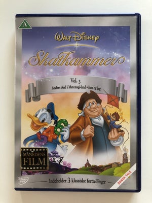 Disney Skatkammer vol. 3, instruktør Walt Disney, DVD, tegnefilm, Anders And i Matemagiland
Ben og J