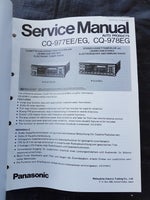 1 mappe med Panasonic service manuel, Panasonic, God