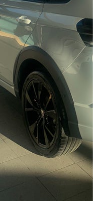 Alufælge, 18", VW, helårsdæk, Michelin, 95% mønster, fælge med dæk, Sælger disse lækre fælge med dæk
