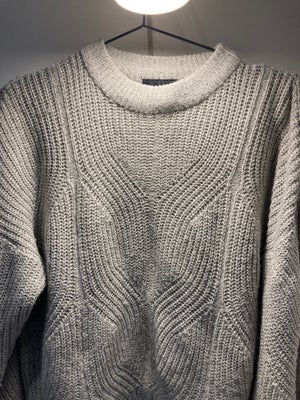 Sweater, Object, str. 42, Grå, Næsten som ny