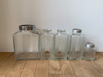 Glas, Opbevaringsglas, Von Poncet, Læs venligst hele teksten: 

Tyske apotekerglas / opbevaringskruk