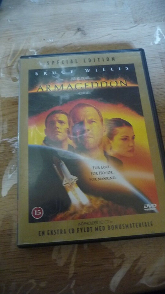 Armageddon, DVD, action