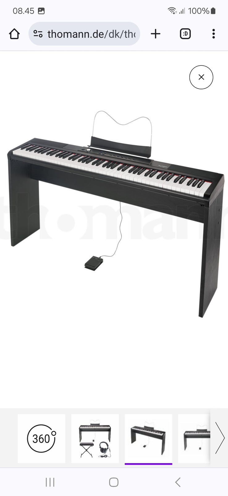 Digitalpiano, Thomann SP-320 Digital Piano Bundle II