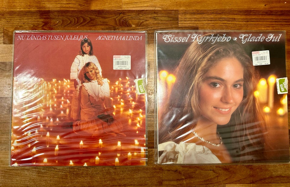 LP, Sissel Kyrkjeby / Agneta & Linda, Glade Jul / Nu tändad