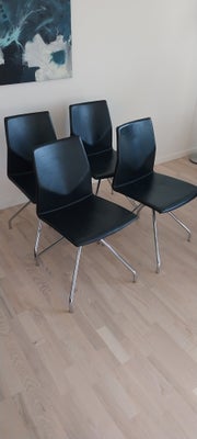 Spisebordsstol, Four design, 4 four design stole i læde, kræver en kærlig hånd

200kr pr stk 