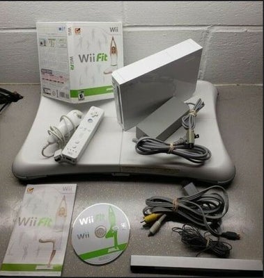 Nintendo Wii, Wii Fit Pakke, God, Alt til at spille medfølger og er i god stand og testet.

Ekstra c