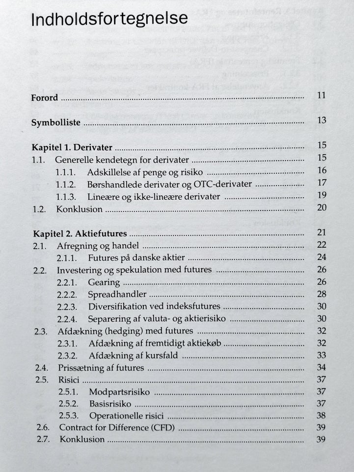 Finansielle Derivater – Anvendelse, prissætning …, Jørgen