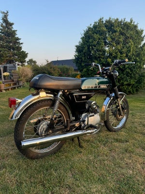 Yamaha Fs1, 1978, 0 km, Grøn, Dansk Yamaha Fs1 dx sælges. Årg 78
Motor og stelnummer er det samme. 
