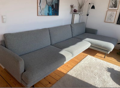 Chaiselong, stof, 5 pers. , Ikea, Meget velholdt sofa med chaiselong, købt ny i 2020. 
L: 330cm
D: 1