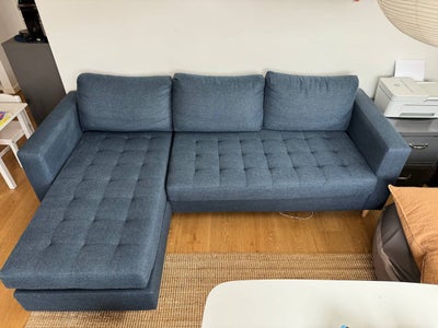 Chaiselong, stof, 3 pers. , Good, 3 Seater Sofa - Blue

Three person seater chaise long sofa bought 