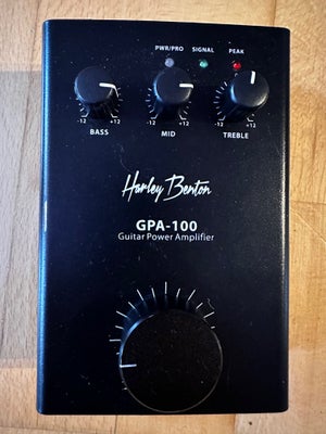 Power-amp, Harley Benton GPA-100, 100 W, Poweramp som er perfekt match til din preamp/amp modeller/h