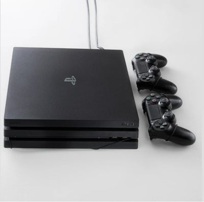 Playstation 4 Pro, God, Velholdt ps4 pro sælges med alle kabler, 2 controller og 10 spil.
Køre fanta
