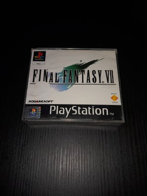Final Fantasy VII, PS, Sælger Mit PS1 Spil.
Med Manual, Æsken Er Ikke Alt For Pæn Men Diskene Fremst