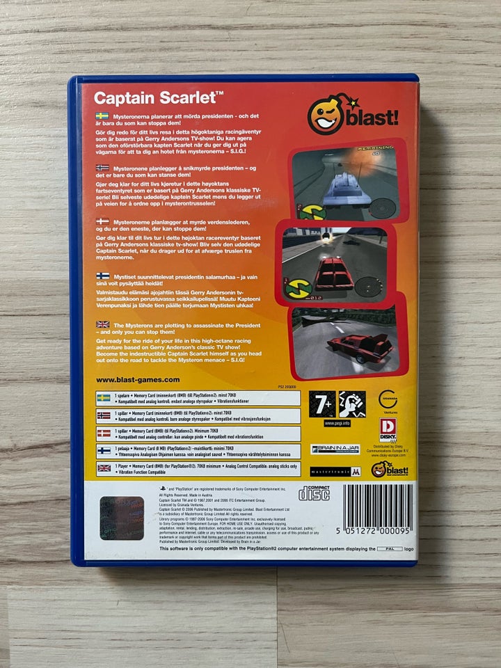 Captain Scarlet, PS2