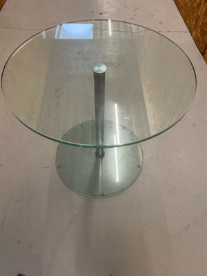 Glasbord, b: 55 h: 51, Fint glasbord i perfekt stand fra røgfrit hjem.